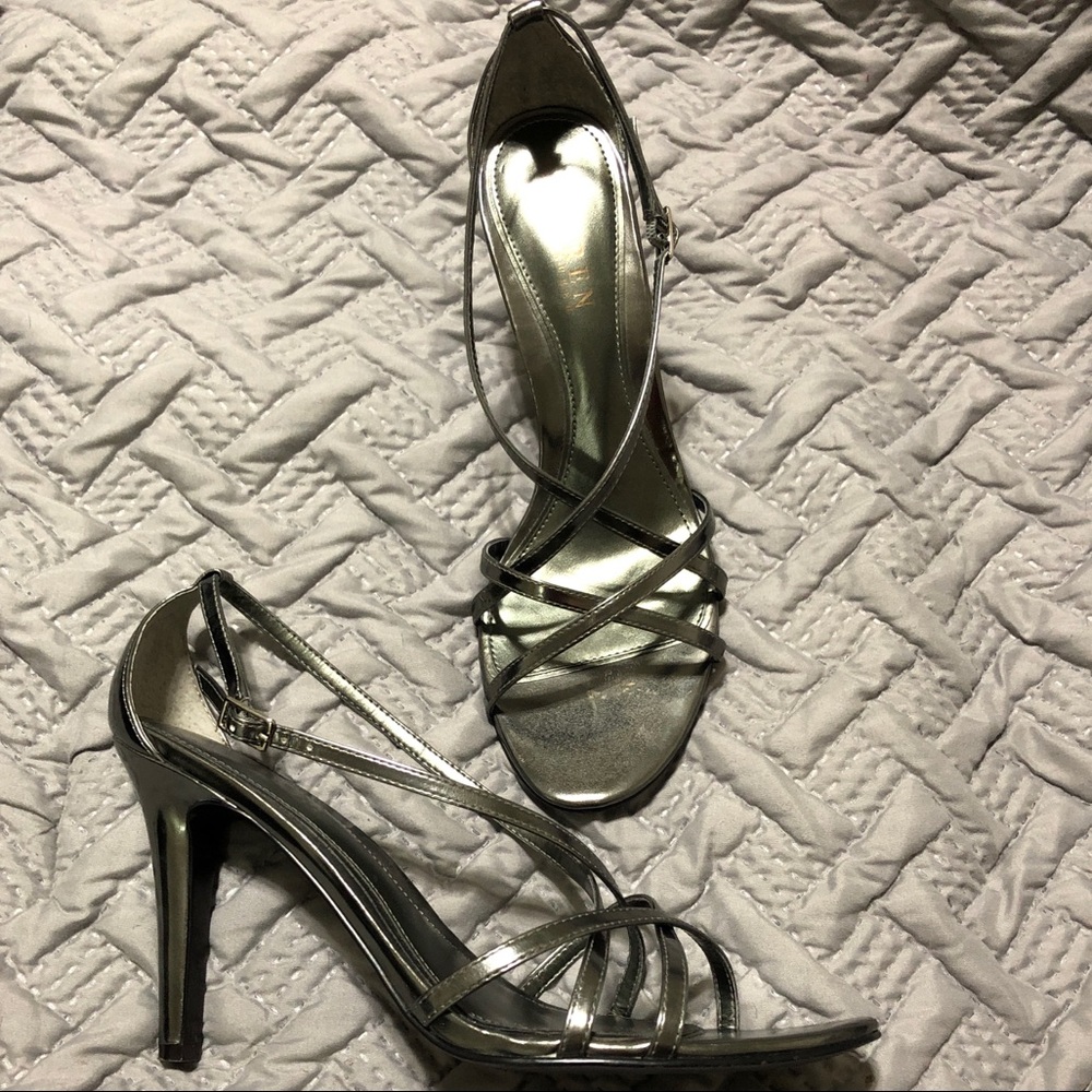 Pewter Ralph Lauren Heels